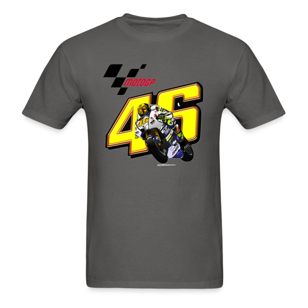 MotoGP Rossi 46 The Doctor Custom Graphic Tee - charcoal