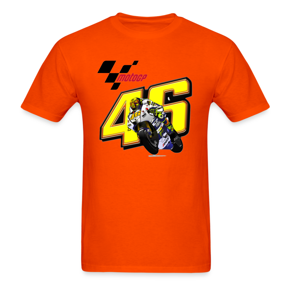 MotoGP Rossi 46 The Doctor Custom Graphic Tee - orange