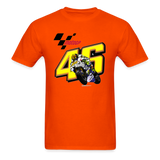 MotoGP Rossi 46 The Doctor Custom Graphic Tee - orange