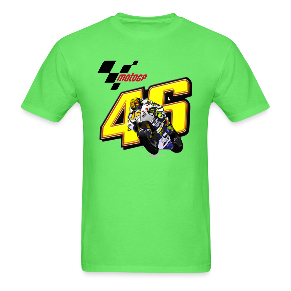 MotoGP Rossi 46 The Doctor Custom Graphic Tee - kiwi