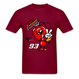 MotoGP Marquez 93 "Ant of Cervera" Custom Graphic Tee - burgundy