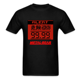 Metal Gear Solid T-Shirt; Solid Snake, Playstation, Gaming, MSG - black