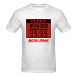 Metal Gear Solid T-Shirt; Solid Snake, Playstation, Gaming, MSG - light heather gray