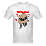 Metal Gear Solid T-Shirt; Solid Snake, Playstation, Gaming, MSG - light heather gray