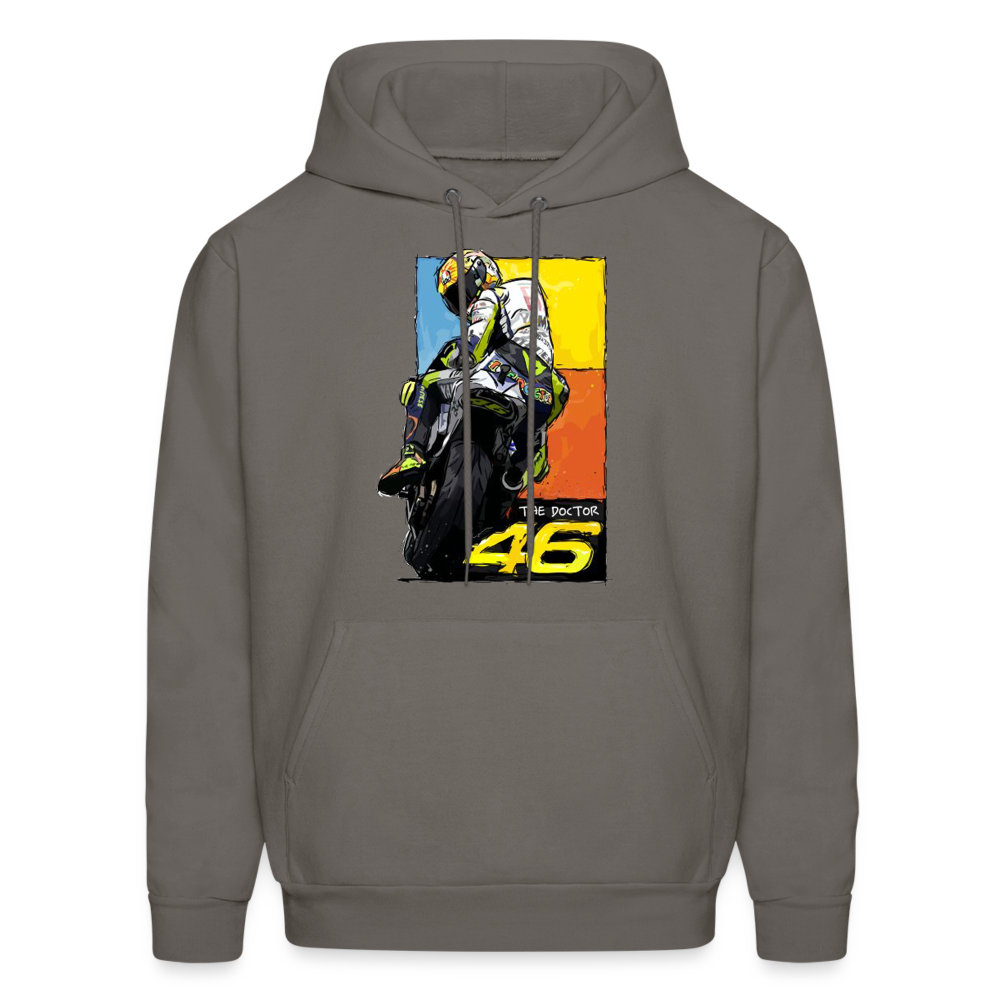 MotoGP Rossi 46 The Doctor Custom Hoodie - asphalt gray