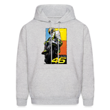 MotoGP Rossi 46 The Doctor Custom Hoodie - ash 