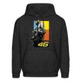 MotoGP Rossi 46 The Doctor Custom Hoodie - charcoal grey