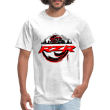 Custom Polaris RZR UTV/SXS Graphic Tee; Mavrick, KRX, Talon - light heather gray