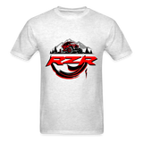 Custom Polaris RZR UTV/SXS Graphic Tee; Mavrick, KRX, Talon - light heather gray
