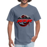 Custom Polaris RZR UTV/SXS Graphic Tee; Mavrick, KRX, Talon - denim