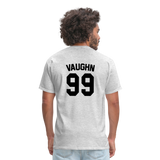 Major League Vaughn Jersey 99 Graphic Tee: Wild Thing, Indians, Cleveland - heather gray