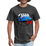 Custom Nissan GTR R34 Skyline Graphic Tee - heather black