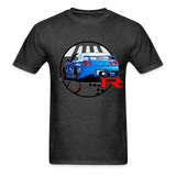 Custom Nissan GTR R34 Skyline Graphic Tee - heather black