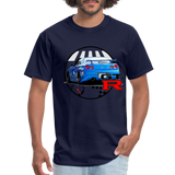 Custom Nissan GTR R34 Skyline Graphic Tee - navy