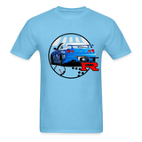 Custom Nissan GTR R34 Skyline Graphic Tee - aquatic blue