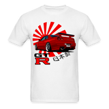 Custom JDM Tuner Nissan GTR R34 Skyline Graphic Tee - white