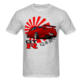 Custom JDM Tuner Nissan GTR R34 Skyline Graphic Tee - heather gray