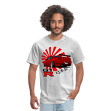 Custom JDM Tuner Nissan GTR R34 Skyline Graphic Tee - heather gray