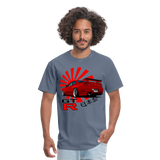 Custom JDM Tuner Nissan GTR R34 Skyline Graphic Tee - denim