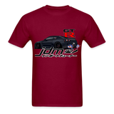 Custom JDM Tuner Nissan GTR R34 Skyline Graphic Tee - burgundy
