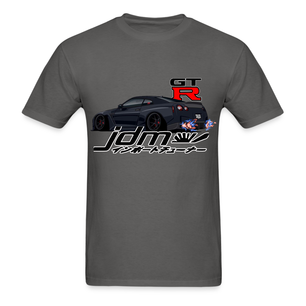 Custom JDM Tuner Nissan GTR R34 Skyline Graphic Tee - charcoal