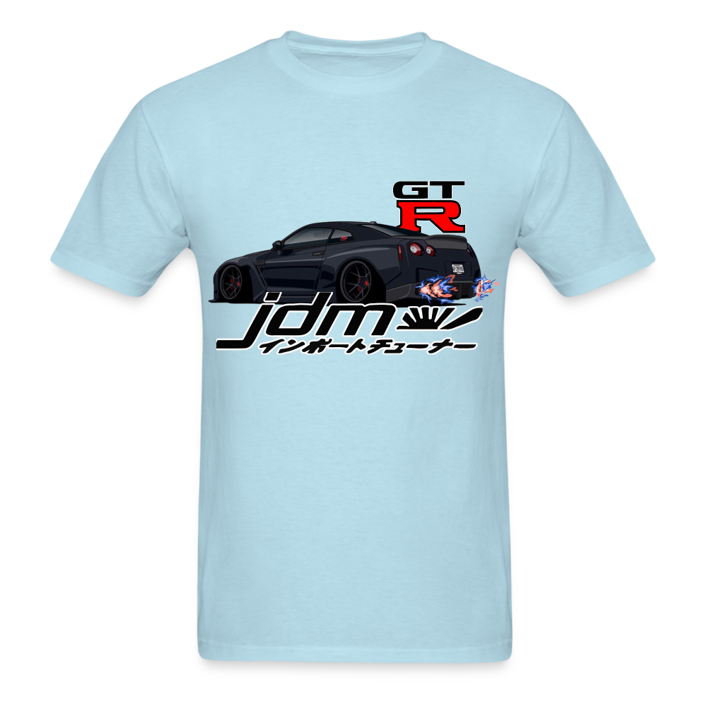 Custom JDM Tuner Nissan GTR R34 Skyline Graphic Tee - powder blue
