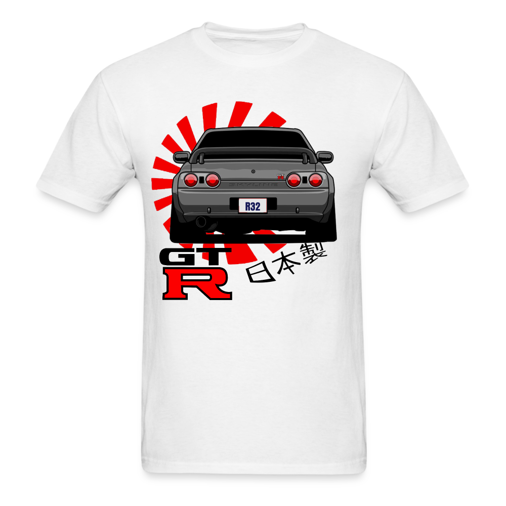 Custom JDM Tuner Nissan GTR R32 Skyline Graphic Tee - white