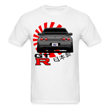 Custom JDM Tuner Nissan GTR R32 Skyline Graphic Tee - white