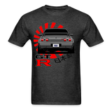 Custom JDM Tuner Nissan GTR R32 Skyline Graphic Tee - heather black