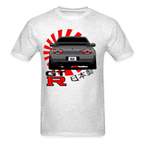 Custom JDM Tuner Nissan GTR R32 Skyline Graphic Tee - light heather gray