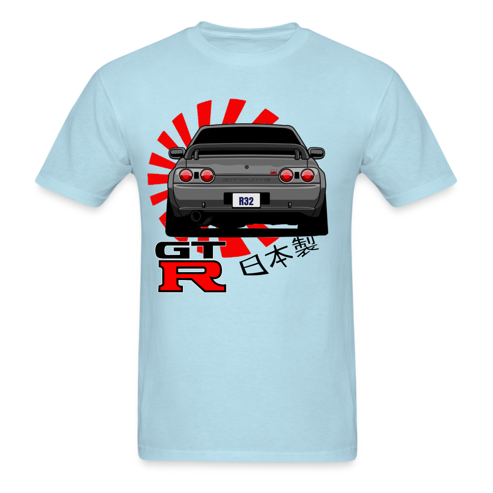 Custom JDM Tuner Nissan GTR R32 Skyline Graphic Tee - powder blue