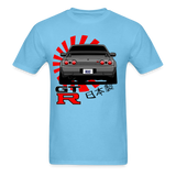 Custom JDM Tuner Nissan GTR R32 Skyline Graphic Tee - aquatic blue