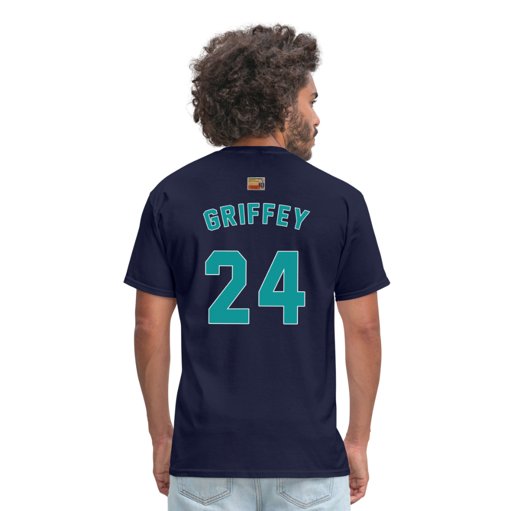 Custom Topps Griffey Graphic Tee - navy