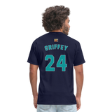 Custom Topps Griffey Graphic Tee - navy