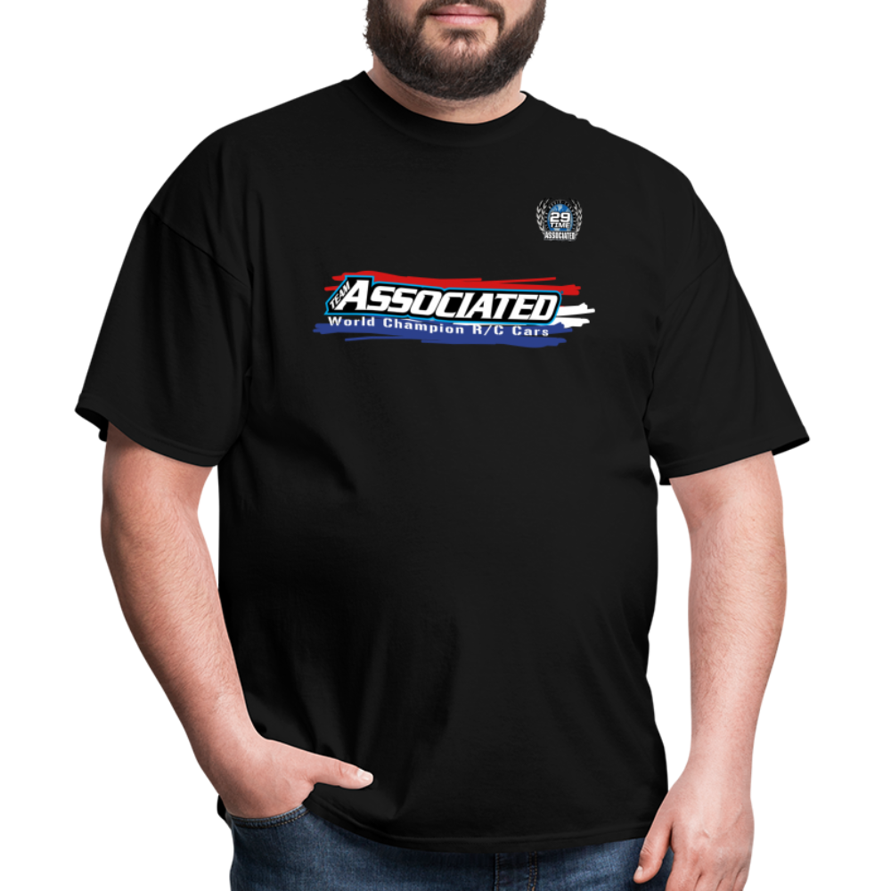 Custom Team Associated Rc Graphic Tee - black