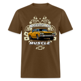 Chevy Muscle Chevelle Graphic Tee - brown