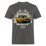 Chevy Muscle Chevelle Graphic Tee - charcoal