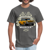 Chevy Muscle Chevelle Graphic Tee - charcoal