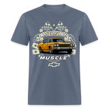 Chevy Muscle Chevelle Graphic Tee - denim
